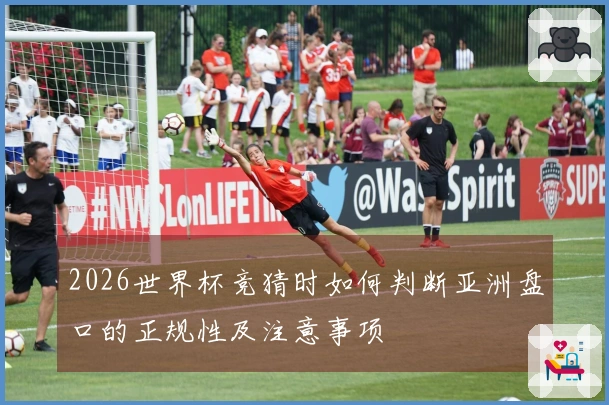 2026世界杯竞猜时如何判断亚洲盘口的正规性及注意事项